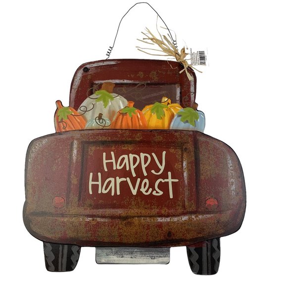 Hobby Lobby Holiday Happy Harvest Mdf Wood Pick Up Truck Wall Decor